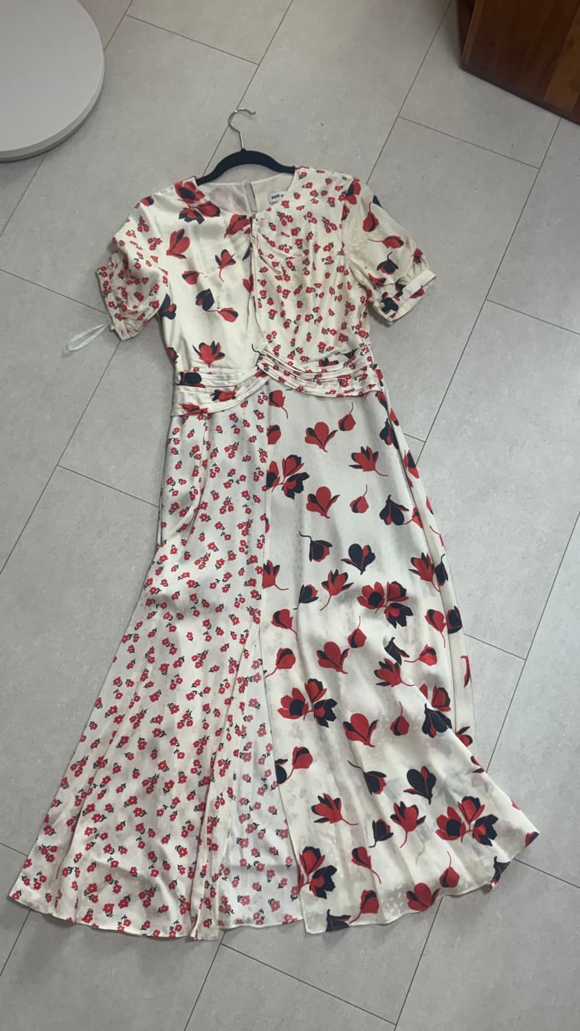 셀프포트레이트 실크 원피스 uk10 상품이미지3