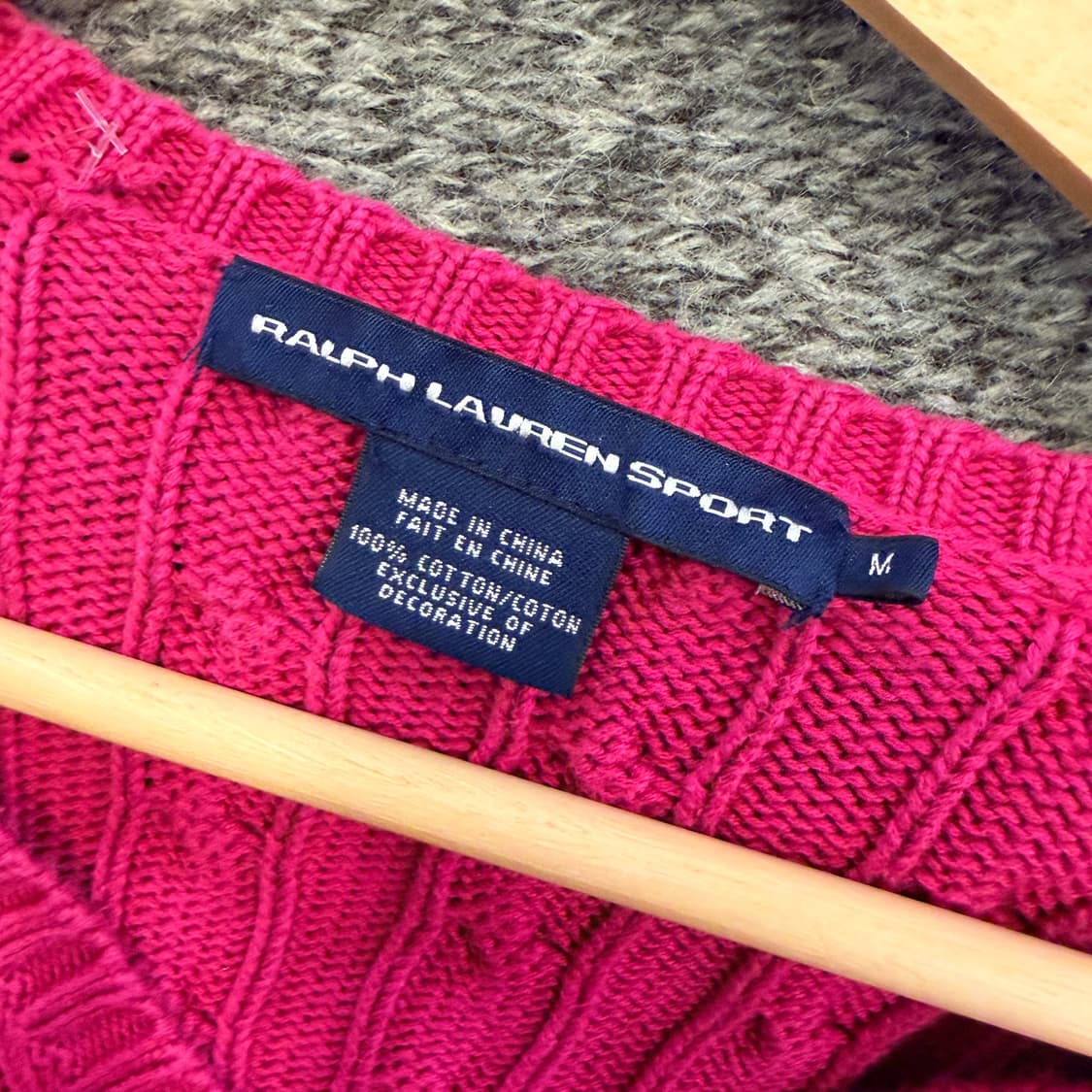 폴로 랄프로렌 스포츠 브이넥 니트 상품이미지5