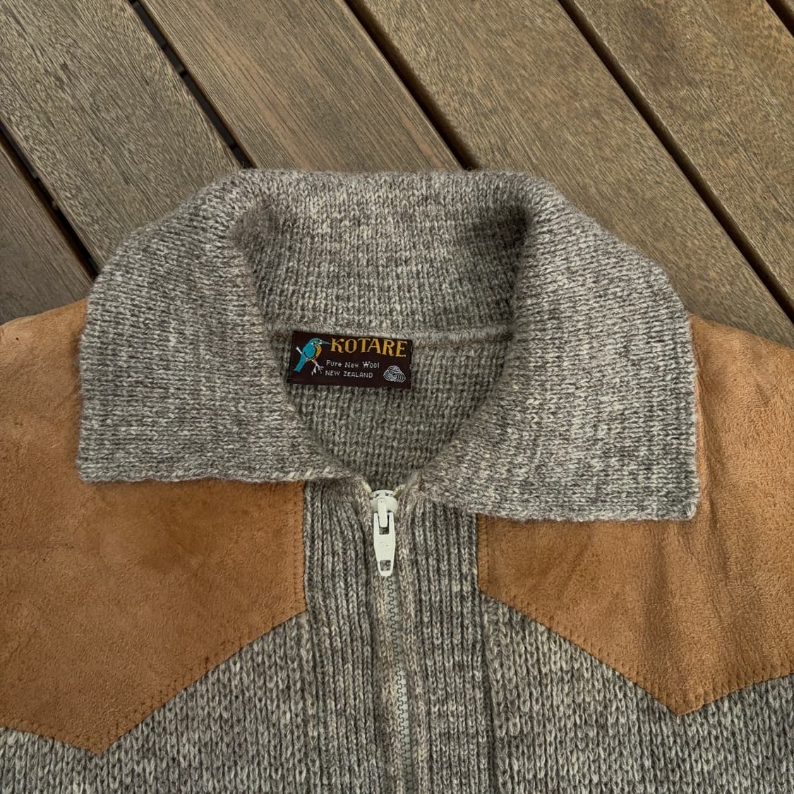 KOTARE 웨스턴 울 집업 니트 상품이미지9