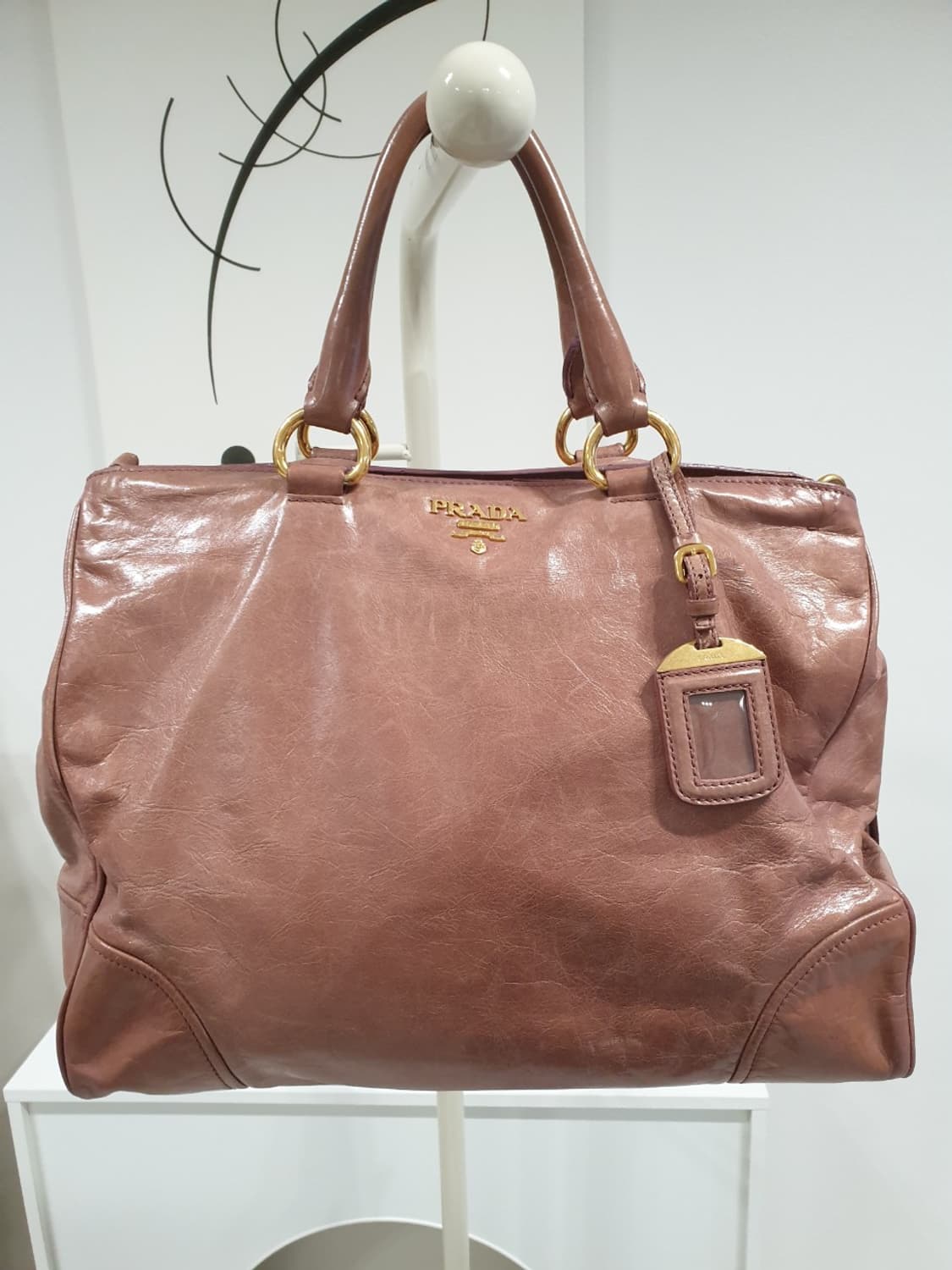 프라다 핑크가방 (숄더끈포함) 상품이미지1