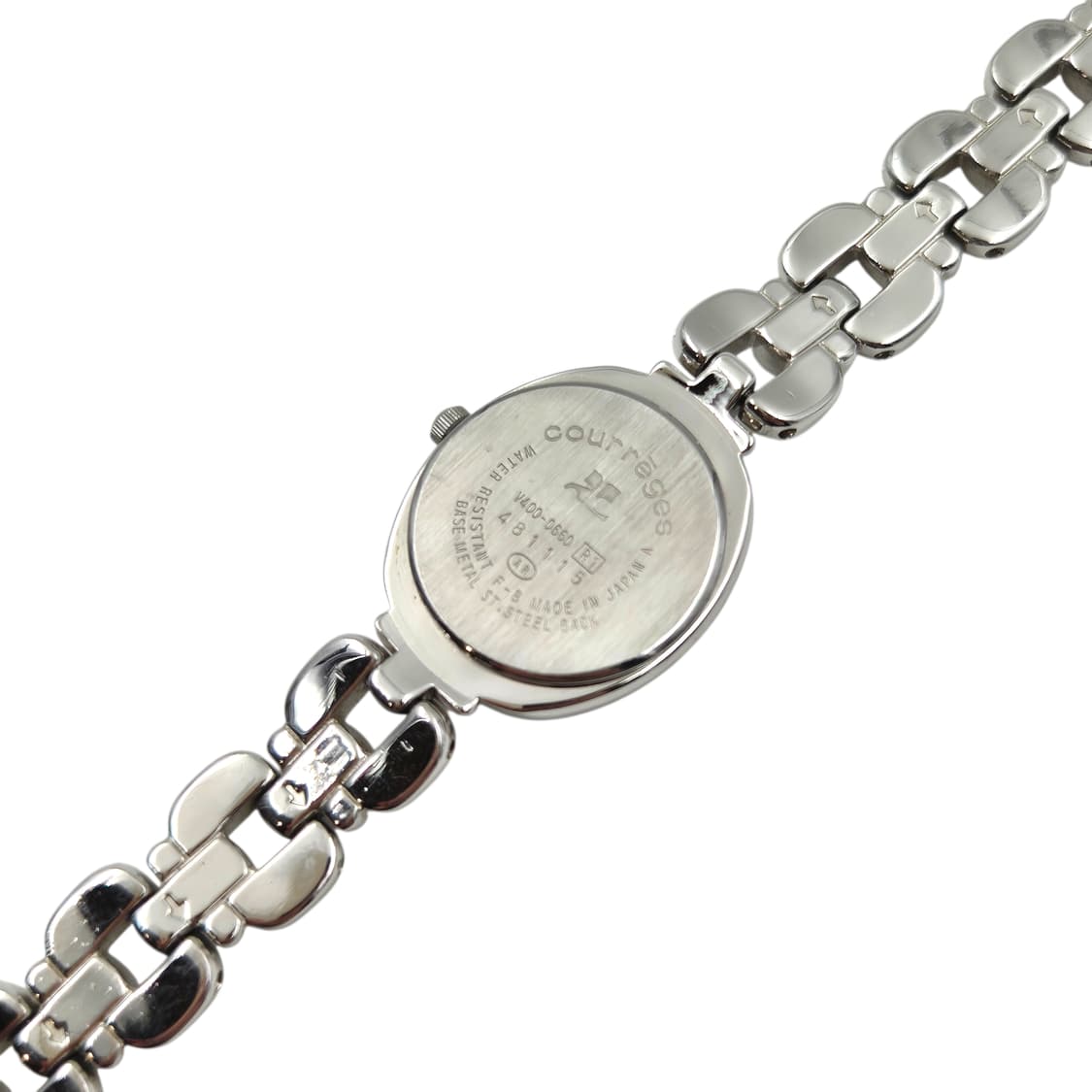 90s 꾸레쥬 스페이스 에이지 블루 꽃잎 시계 상품이미지6