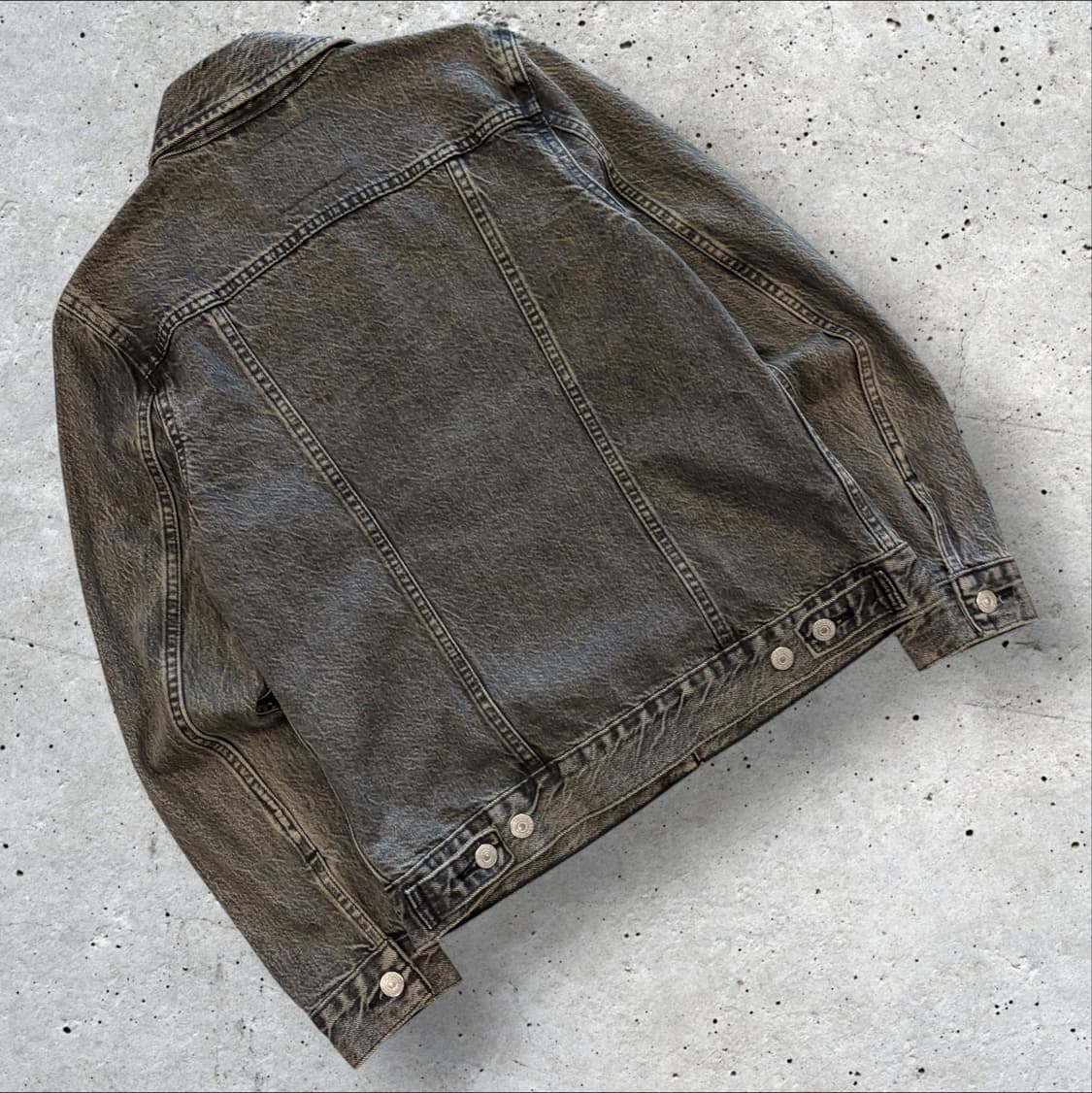 [S] 리바이스 데님 트러커 자켓 블랙 스톤워시 D290 상품이미지2