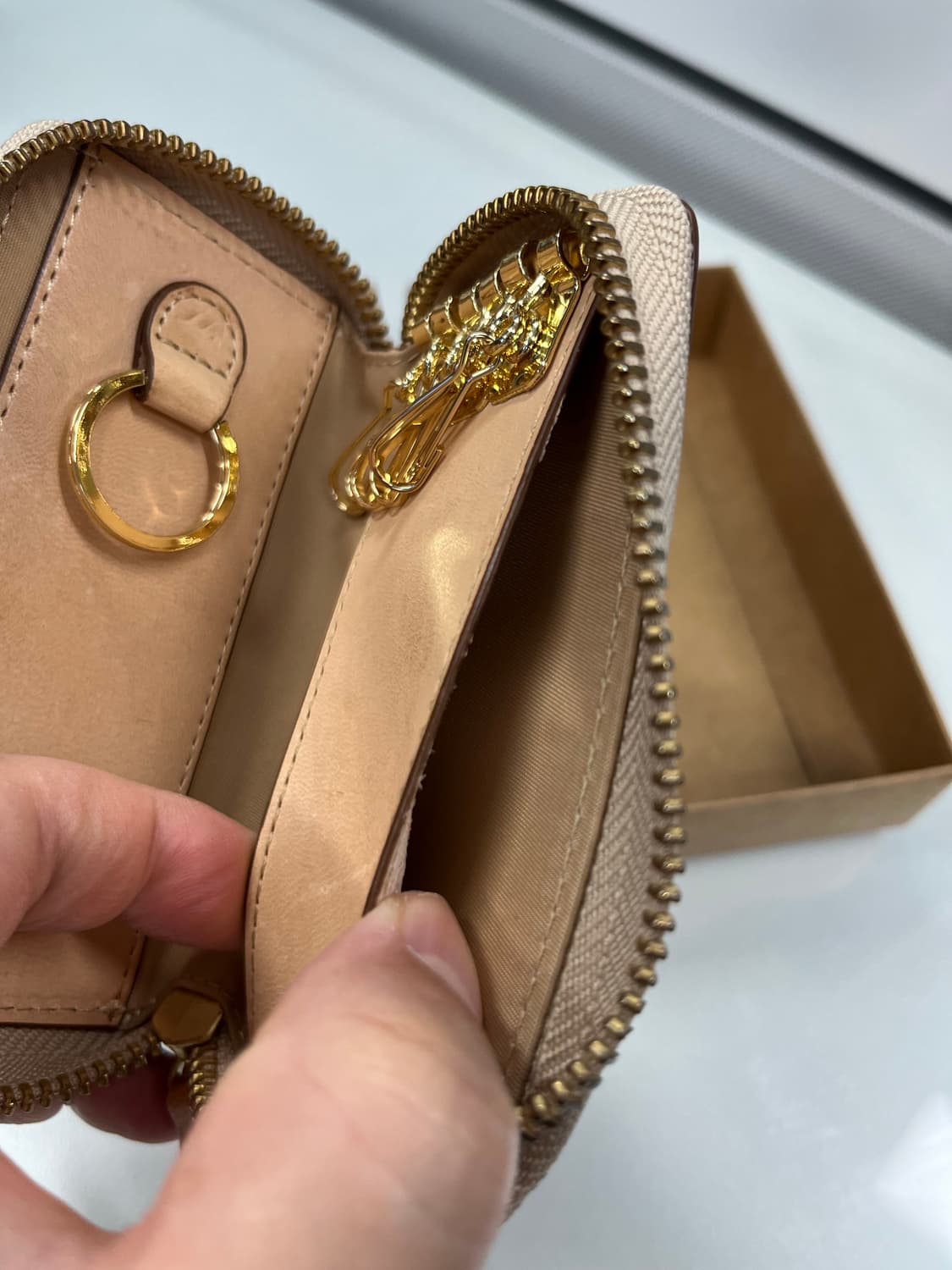 MUJI 무인양품 키 케이스 에크루 상품이미지5