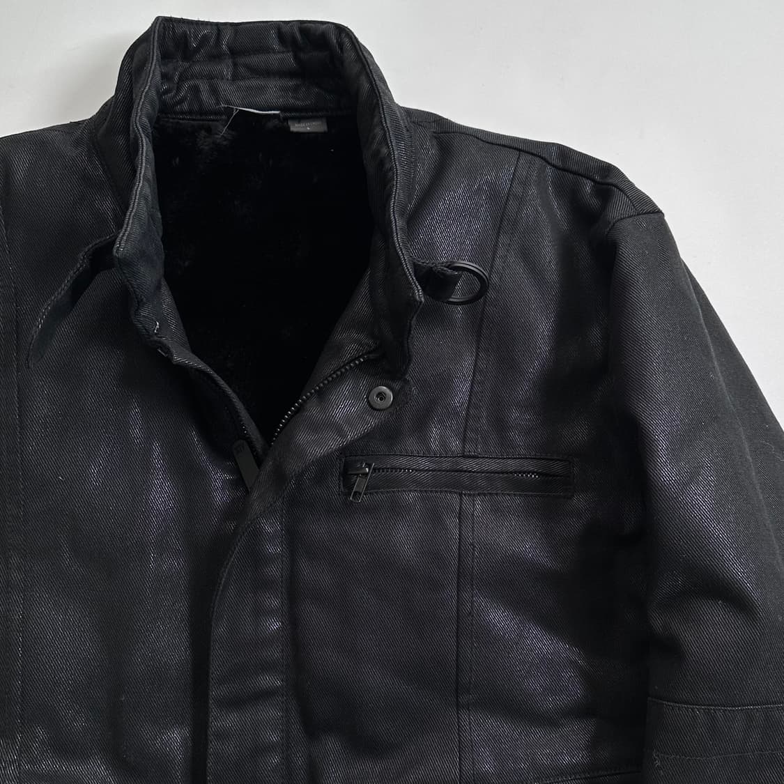 알마니 익스체인지 블랙 라이더 자켓 상품이미지3