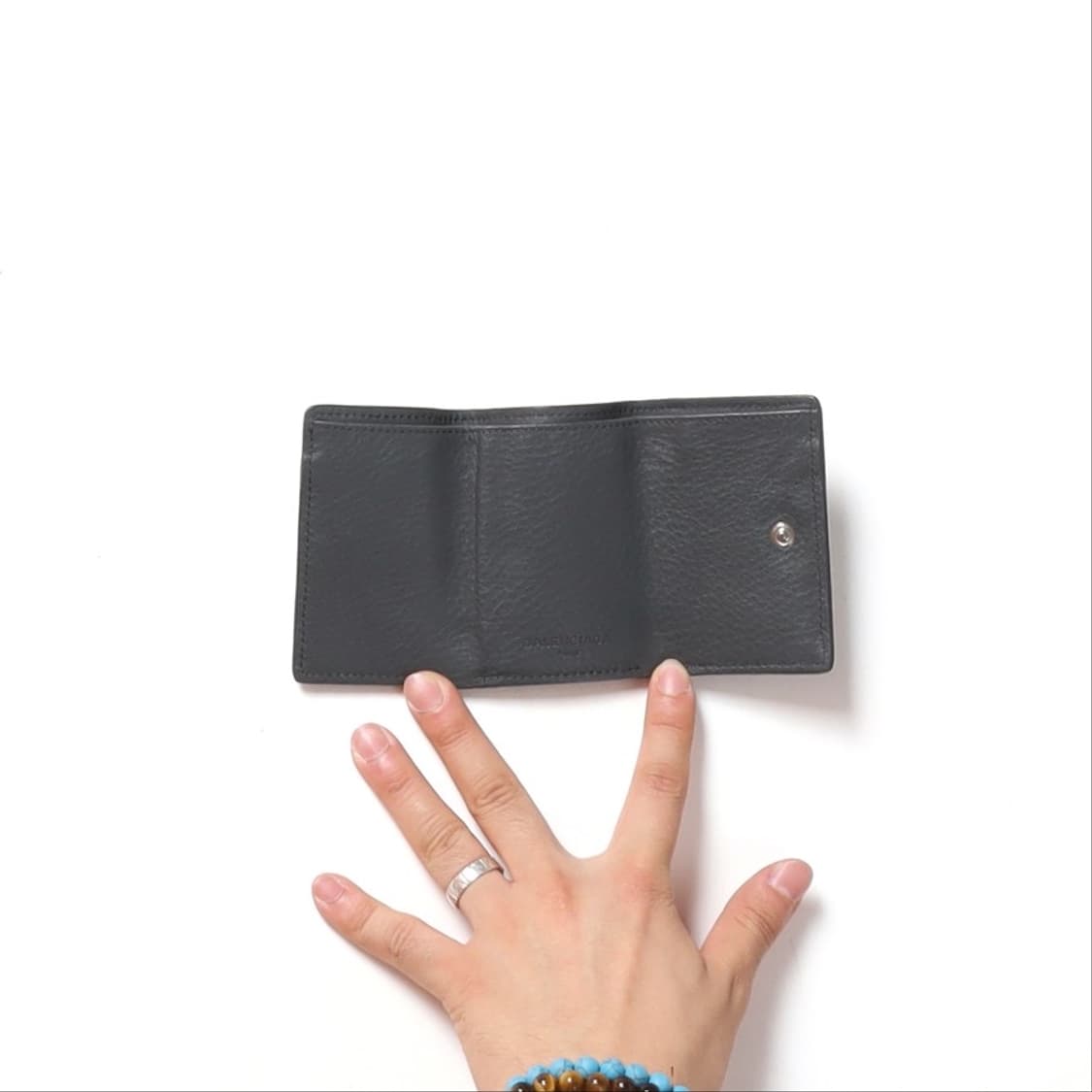 발렌시아가 BALENCIAGA Logo Printed Leather Co 상품이미지4
