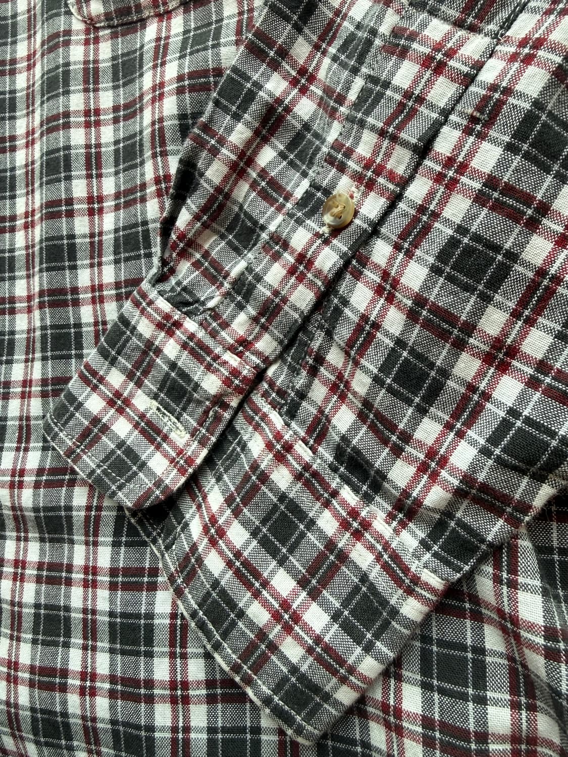 빈티지 체크 셔츠 상품이미지4