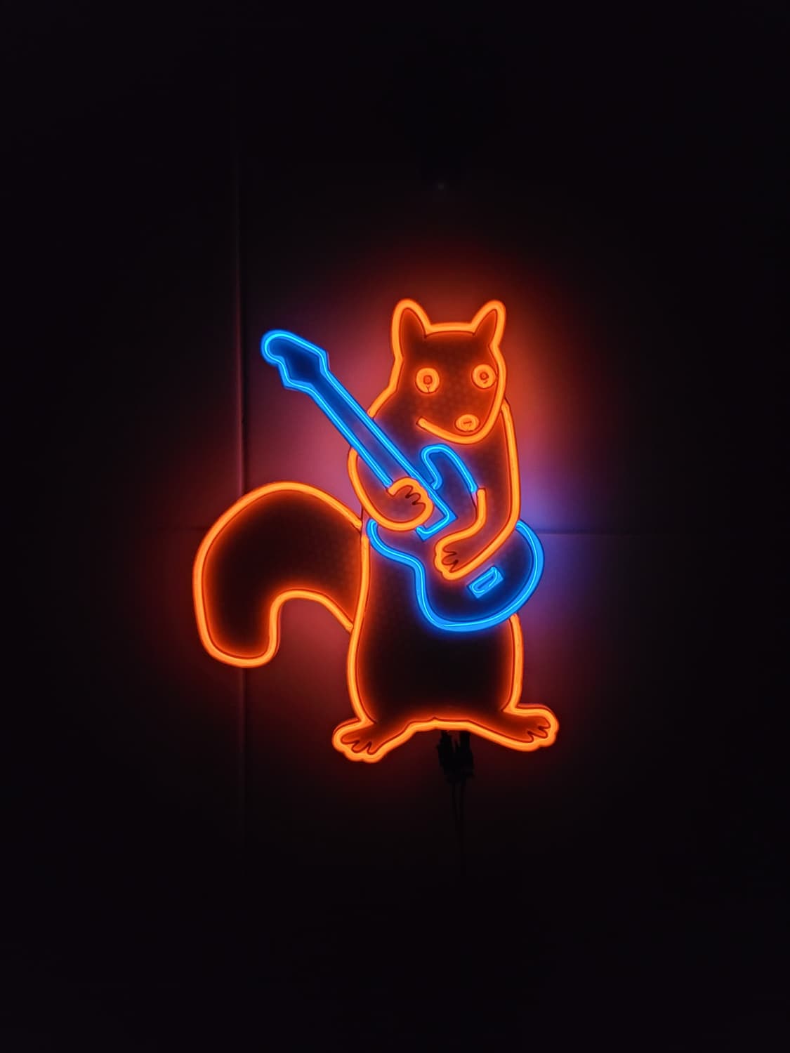 다람쥐 기타 네온사인 led 램프 조명 무드등 상품이미지2