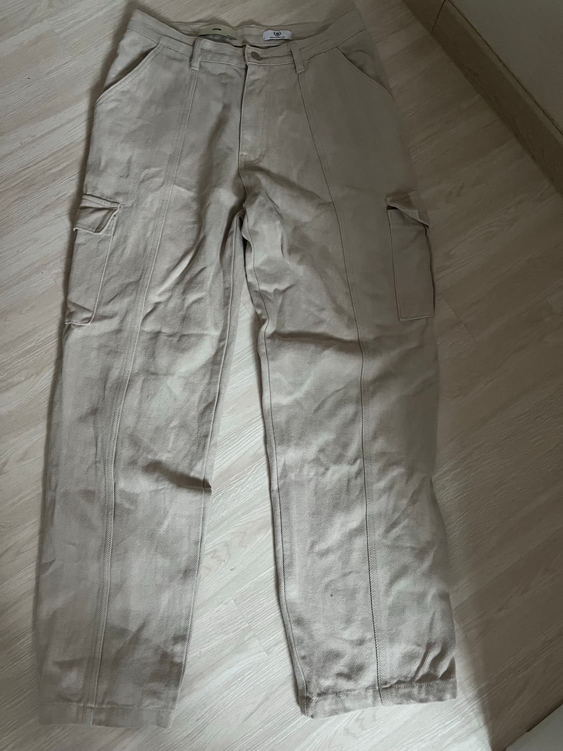 Siiiido 베이지 와이드팬츠 상품이미지1