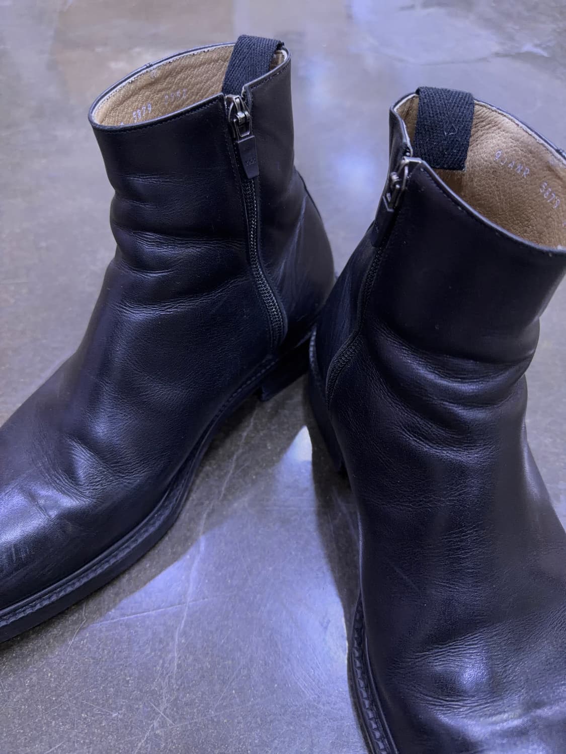 mmrb 메모러블 사이드 지퍼 부츠 블랙 255 상품이미지5