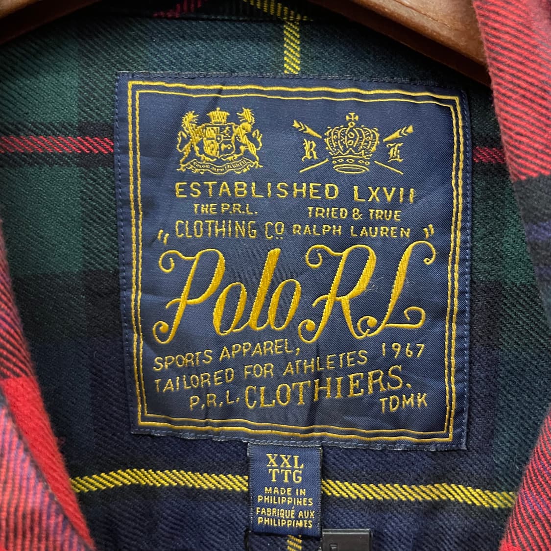 폴로 랄프로렌 세인트 앤드류 트윌 타탄 체크 후드 셔츠 자켓 N106 상품이미지8