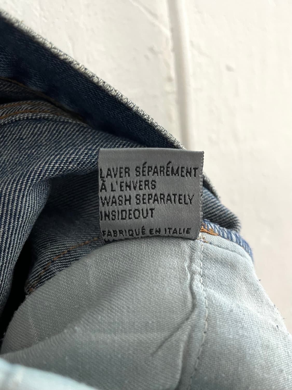 디올 옴므 08FW 오일 워싱 데님 팬츠 상품이미지7