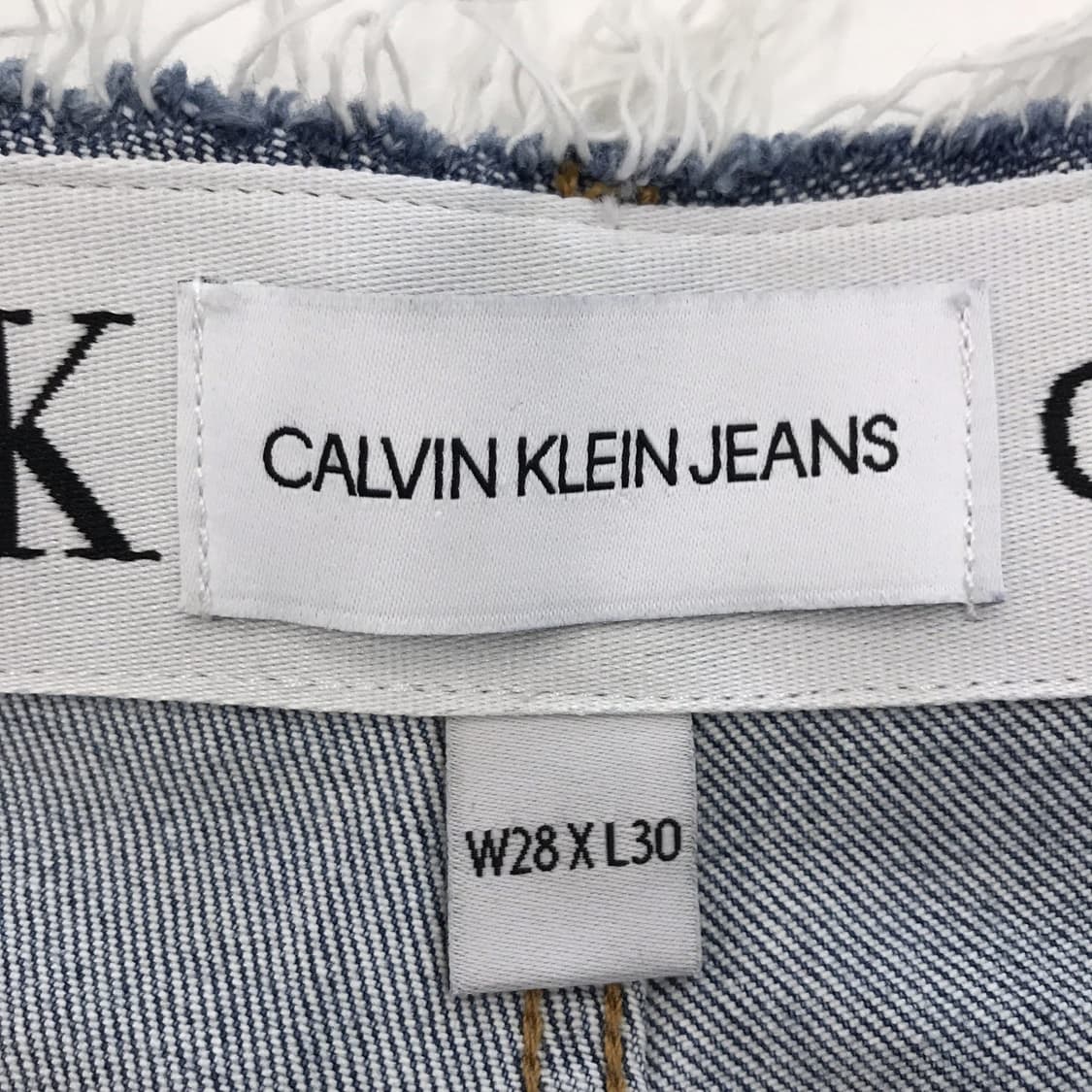 캘빈클라인 CK 가죽탭 MOM JEAN [여성28인치] 상품이미지5