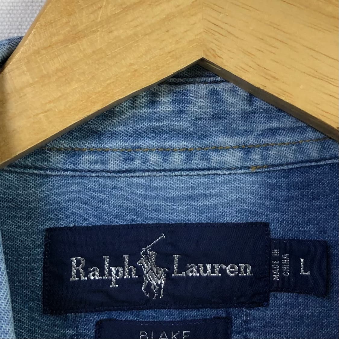 105 폴로 데님 셔츠 상품이미지3