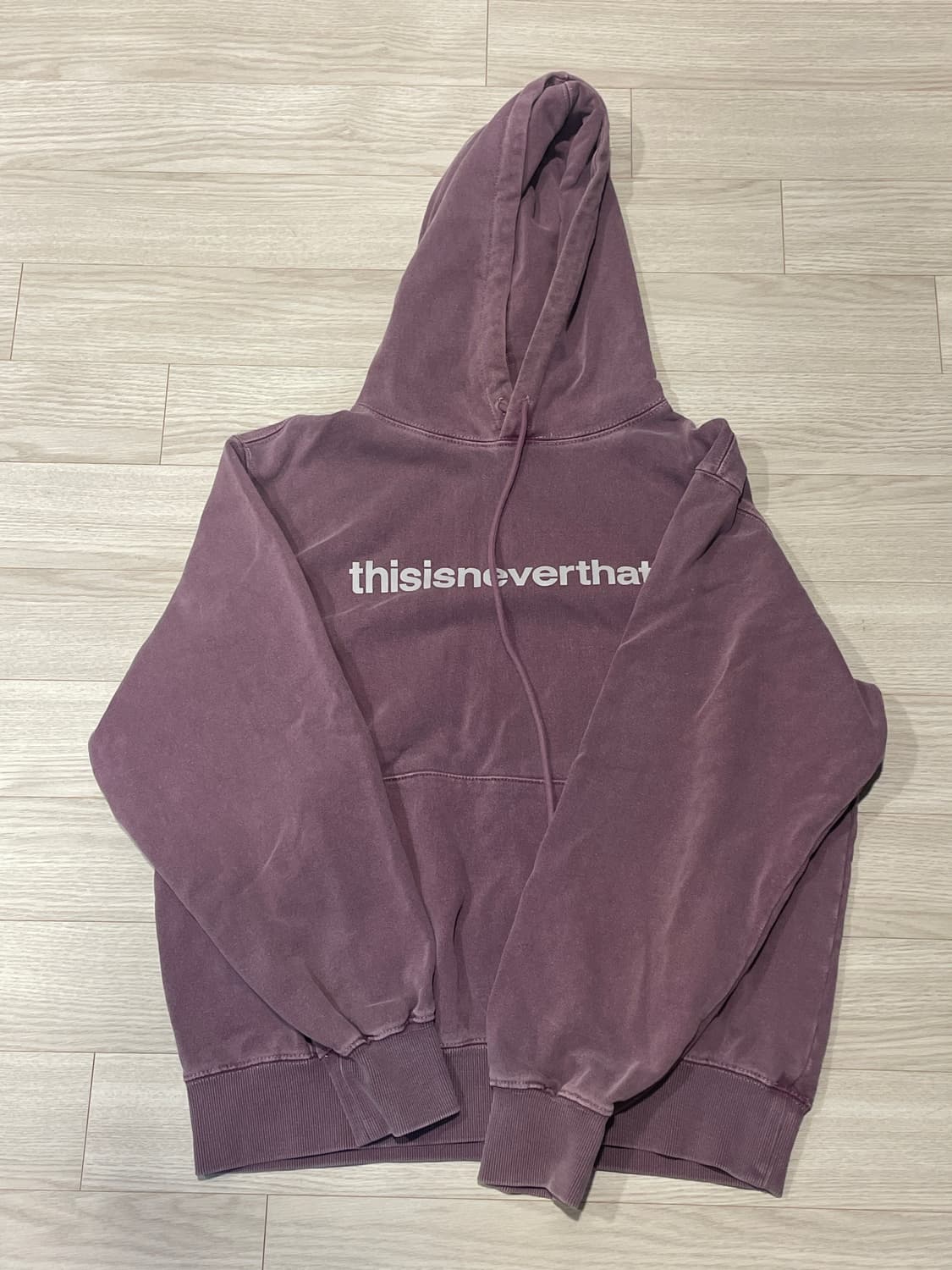 디스이즈네버댓 t-logo 푸시아 후드티 s 상품이미지1