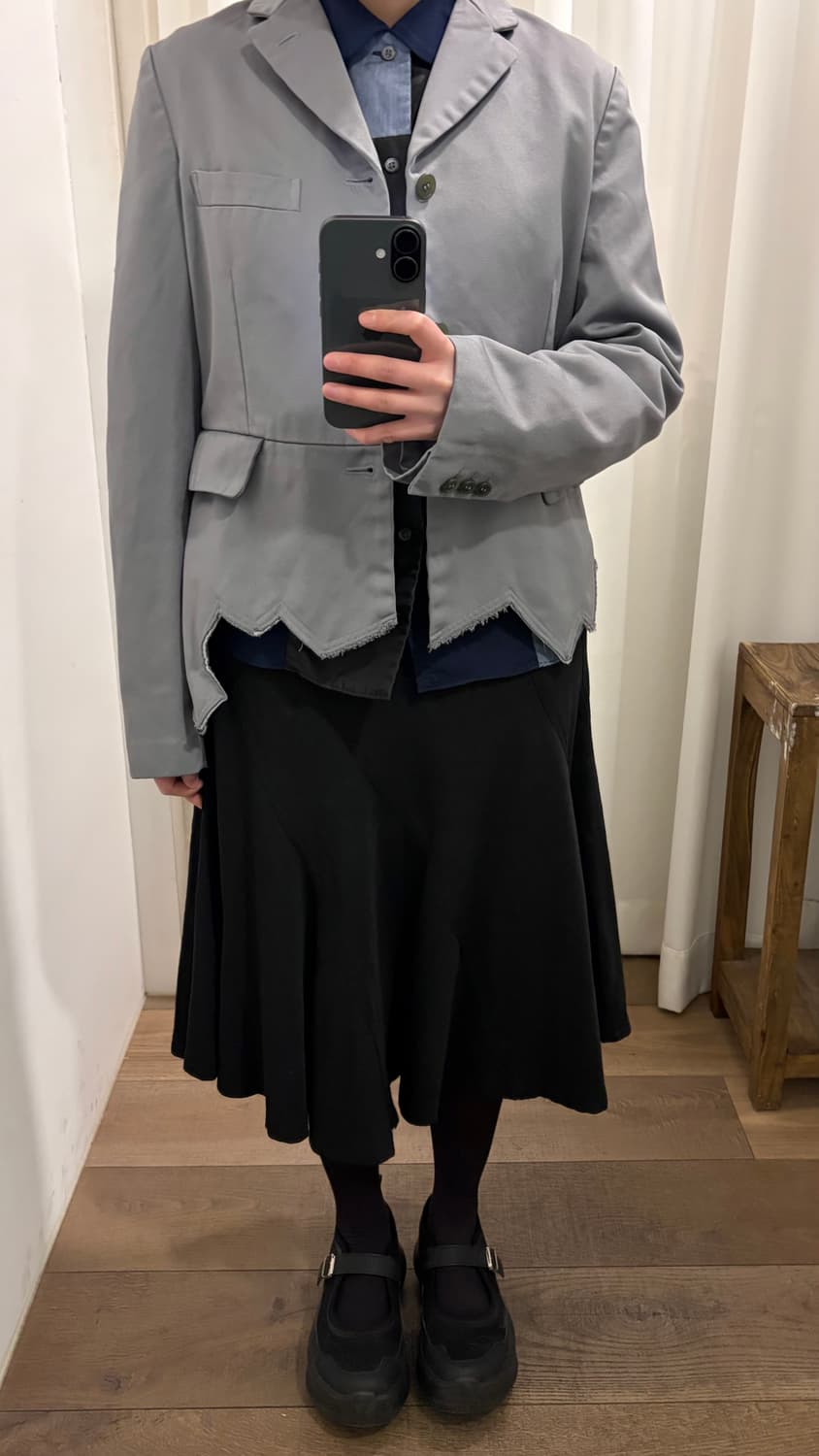 Gray/ Deconstructed Tailored Jacket 상품이미지3