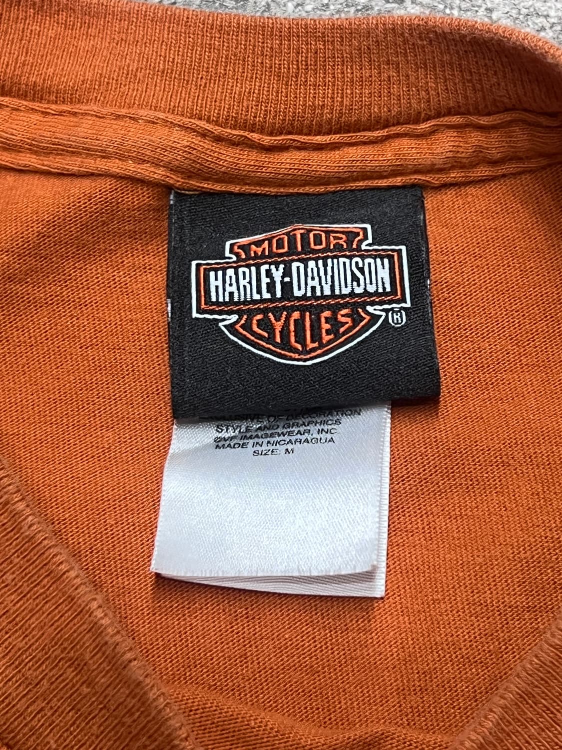 00‘s 할리데이비슨 코테네이즈 롱 슬리브 티 상품이미지5