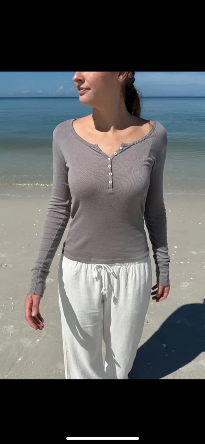 브랜디멜빌 기본티 긴팔 헨리넥 상품이미지2