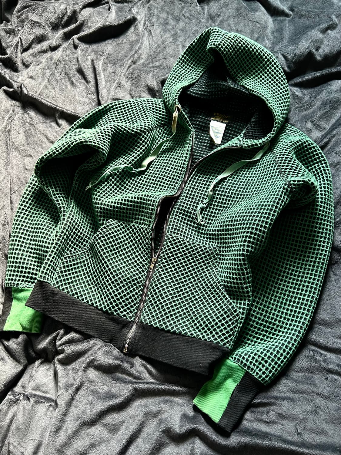 Kravitz 3D Wapple Pattern Hoodie Jacket 상품이미지1