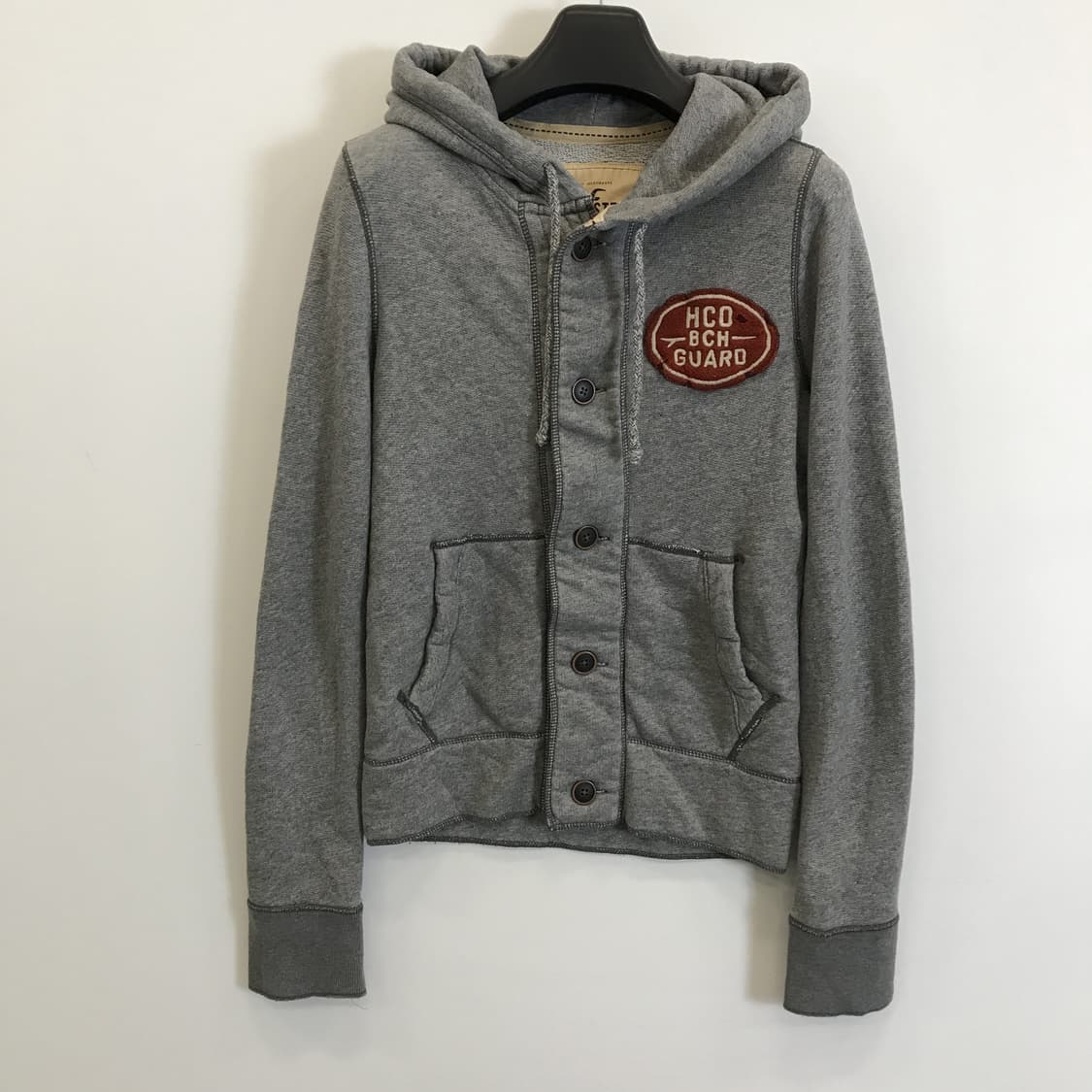 홀리스터 Y2K 패치로고 후드자켓 [S] 상품이미지1