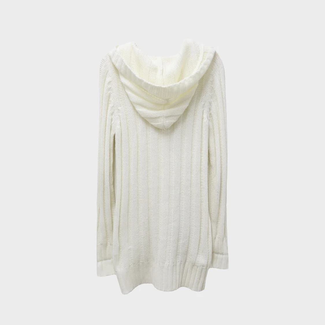 LD PRIME 꽈배기 후드 롱 가디건 62285 상품이미지2