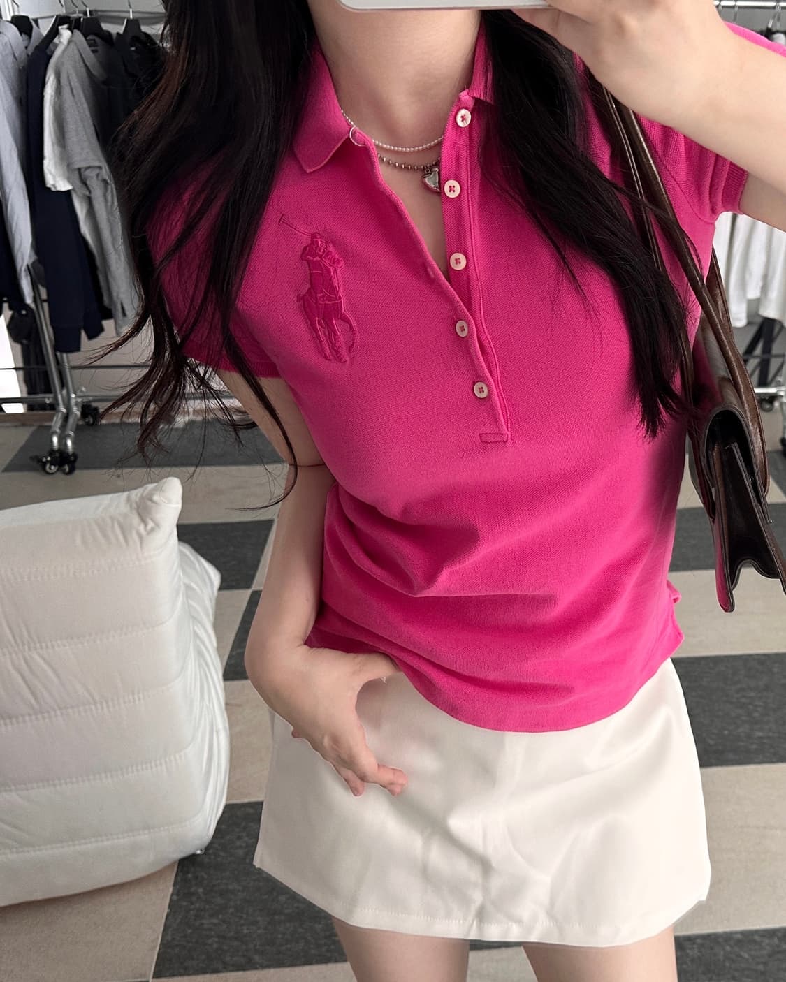 랄프로렌 빅포니 5버튼 슬림핏 카라 티셔츠  상품이미지6
