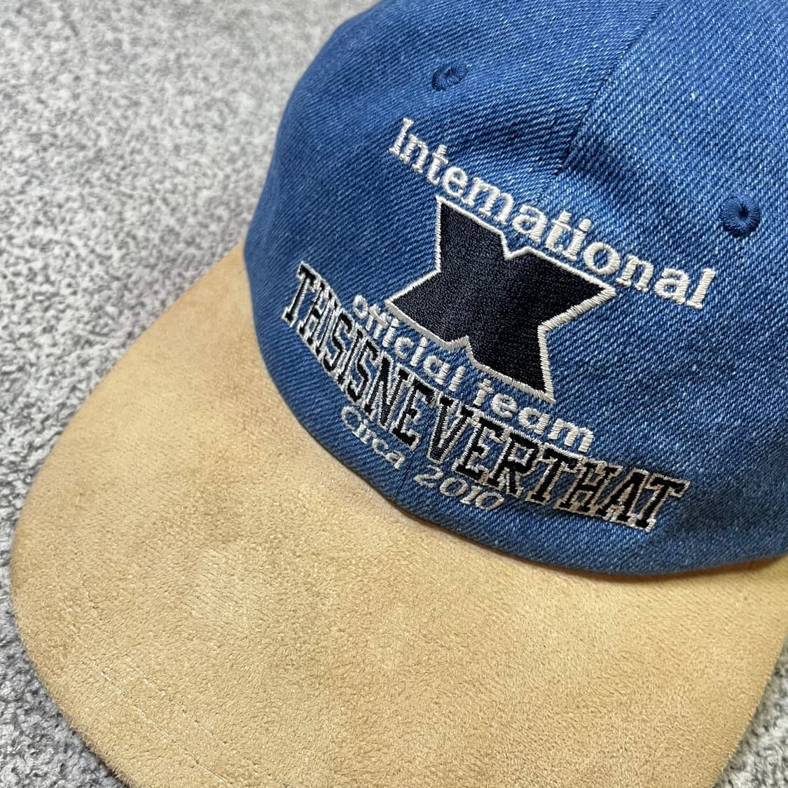 디스이즈네버댓 데님 캠프캡 상품이미지2