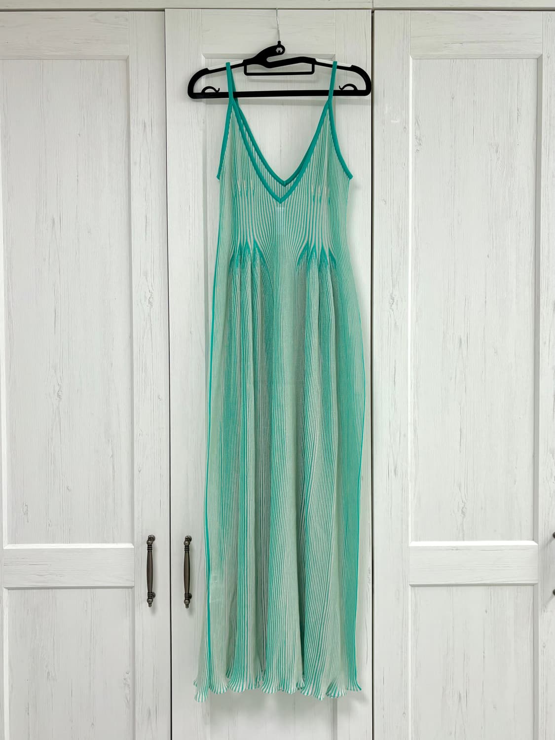 CFCL 민트색 플리츠 원피스 상품이미지6