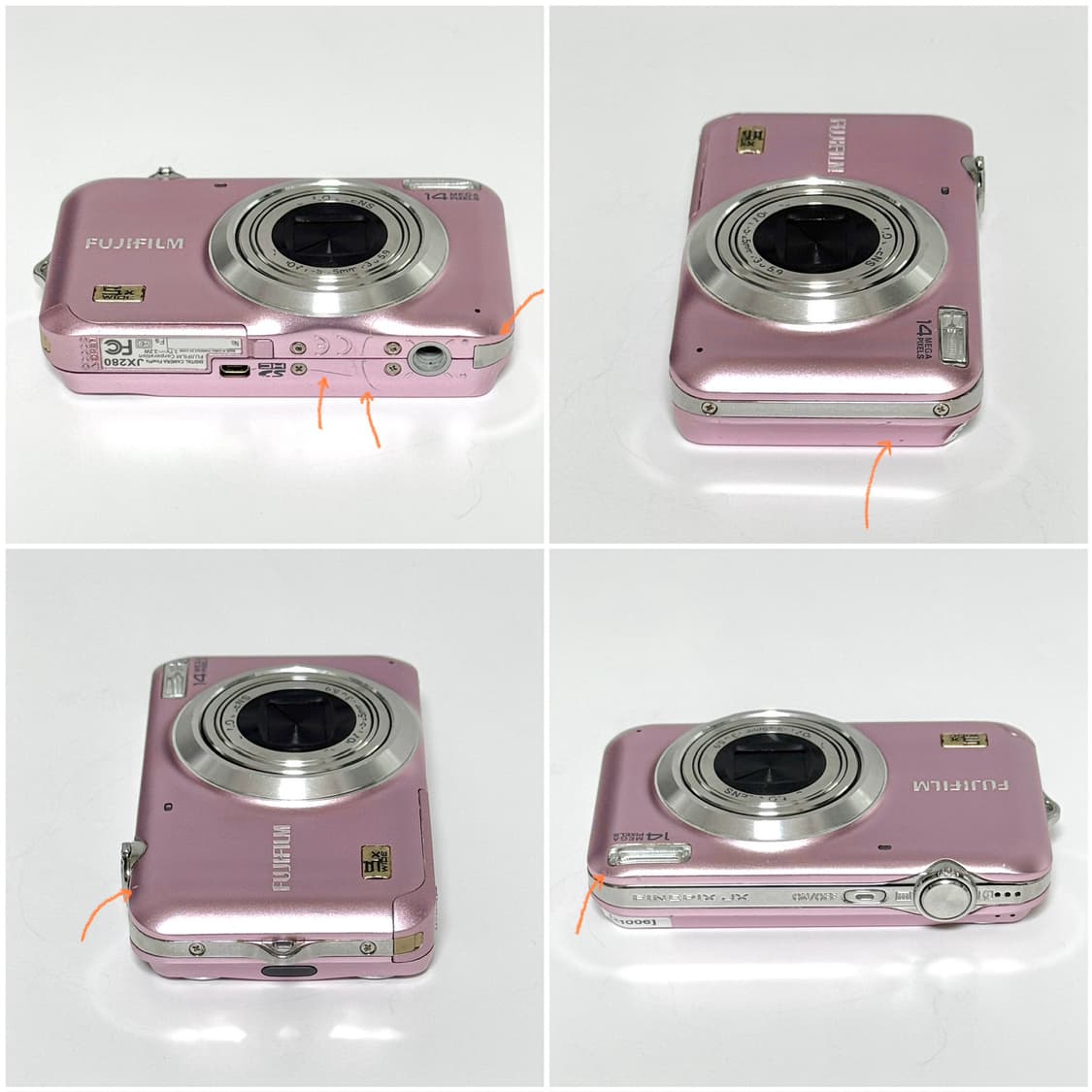 후지필름 파인픽스 JX280 베이비핑크 빈티지디카 상품이미지3