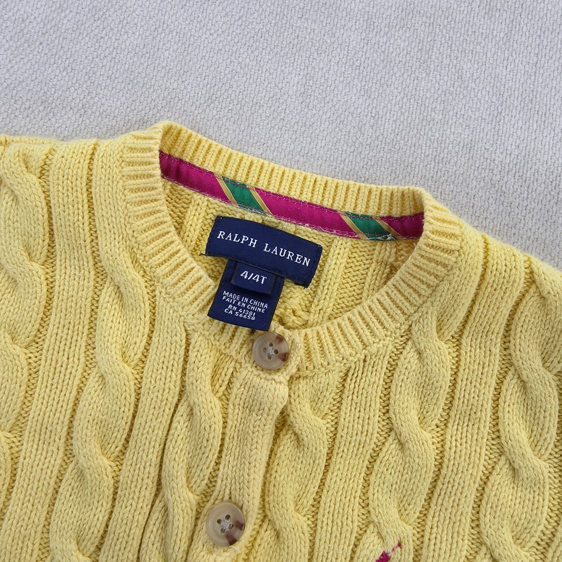 [4/4T] 폴로 케이블 니트 가디건 0127J 상품이미지2