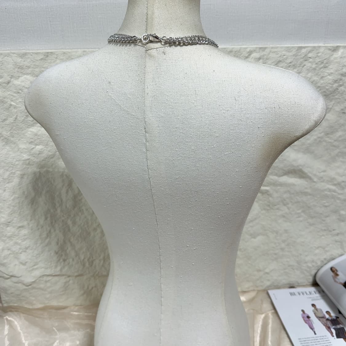 빈티지 마테 쿠바체인 레이어드 목걸이 상품이미지3