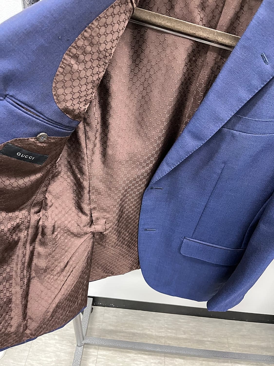 95,31) 구찌 딥블루 셋업슈트  상품이미지4