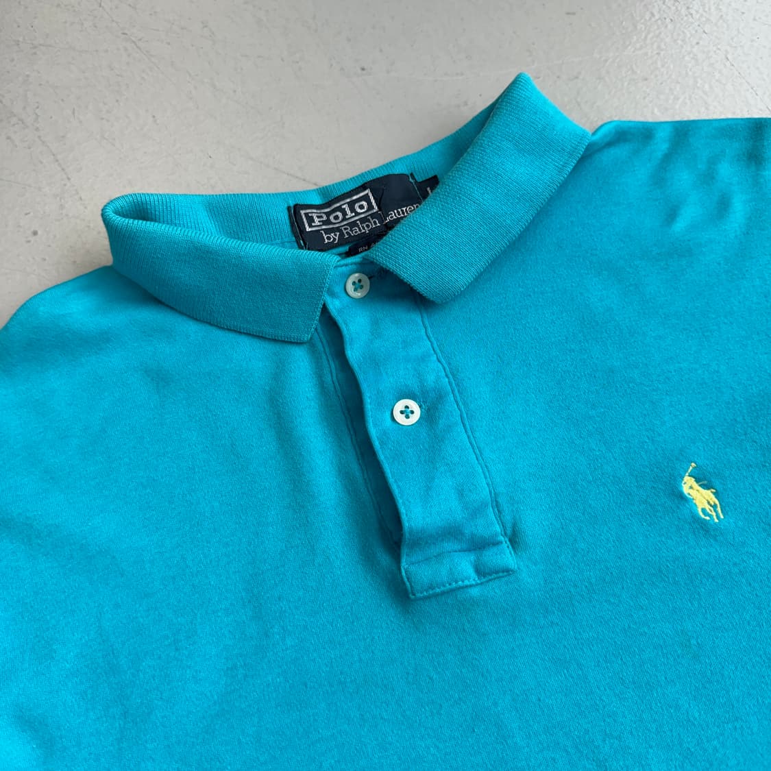 폴로 포니 PK 카라 반팔 티셔츠 민트 상품이미지3
