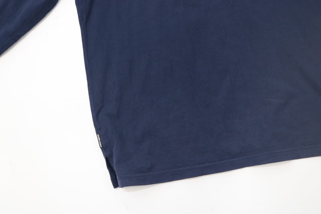 퍼스트다운 빈티지 가로 스트라이프 포인트 네이비 카라 티셔츠 (LL) 상품이미지8