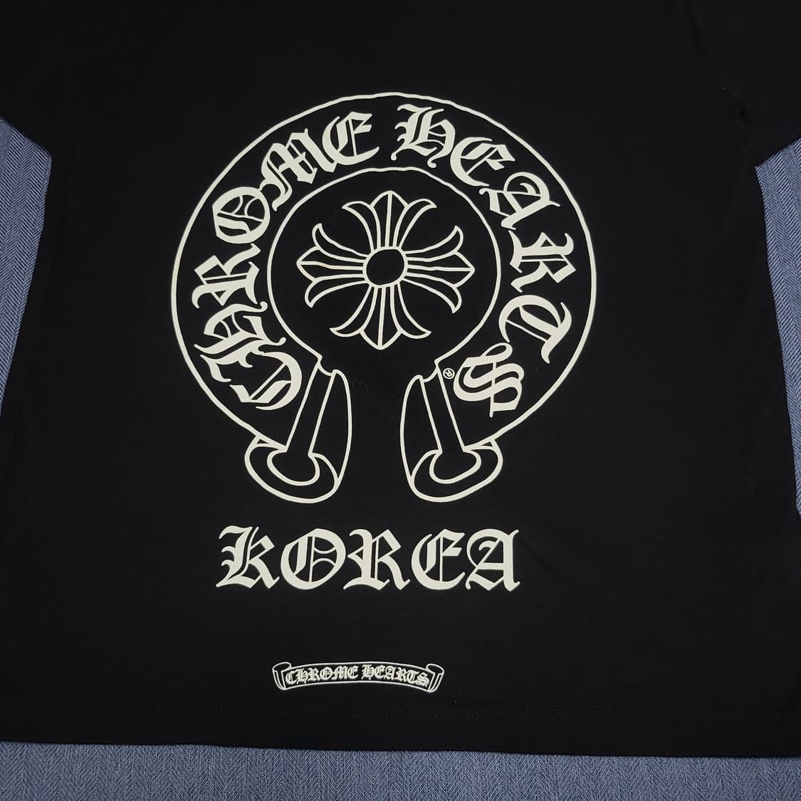 크롬하츠 홀스슈 서울 한정 티셔츠 블랙 (L) 상품이미지5