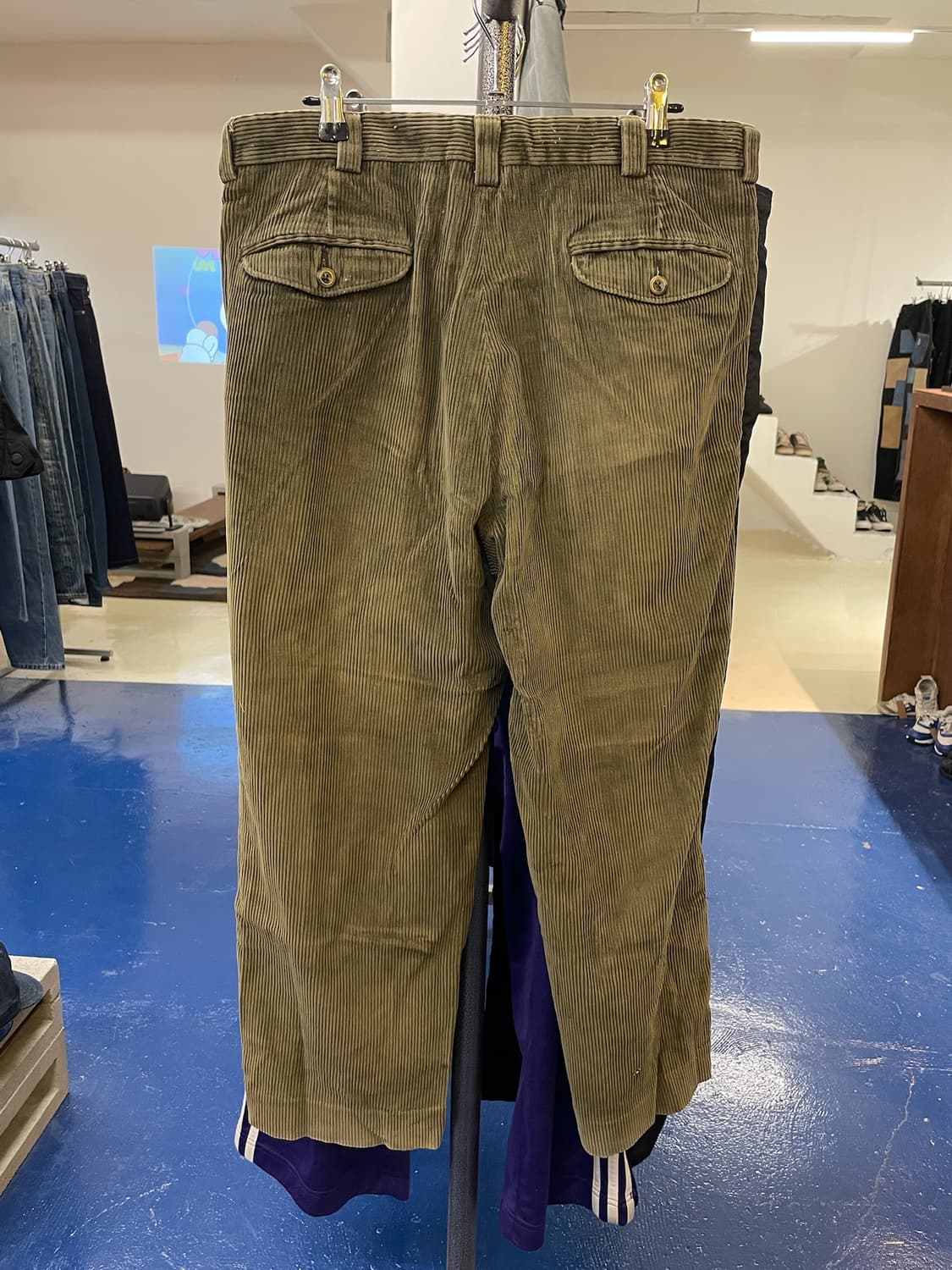 1990s L.L bean 엘엘빈 코듀로이 핀턱 팬츠 상품이미지6