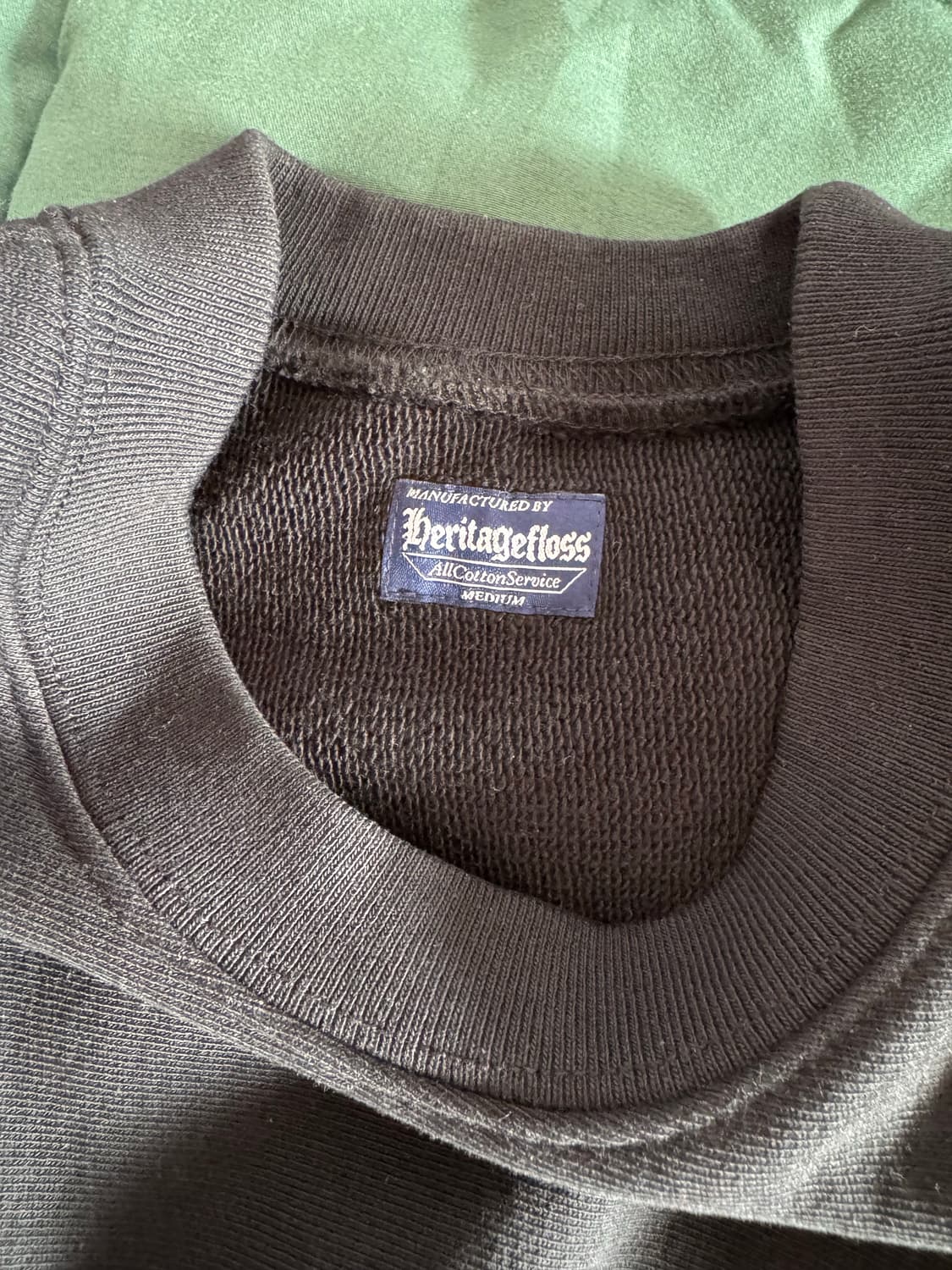 [M] 헤리티지플로스 크레스트 226 리버스 크루넥(맨투맨) 상품이미지4