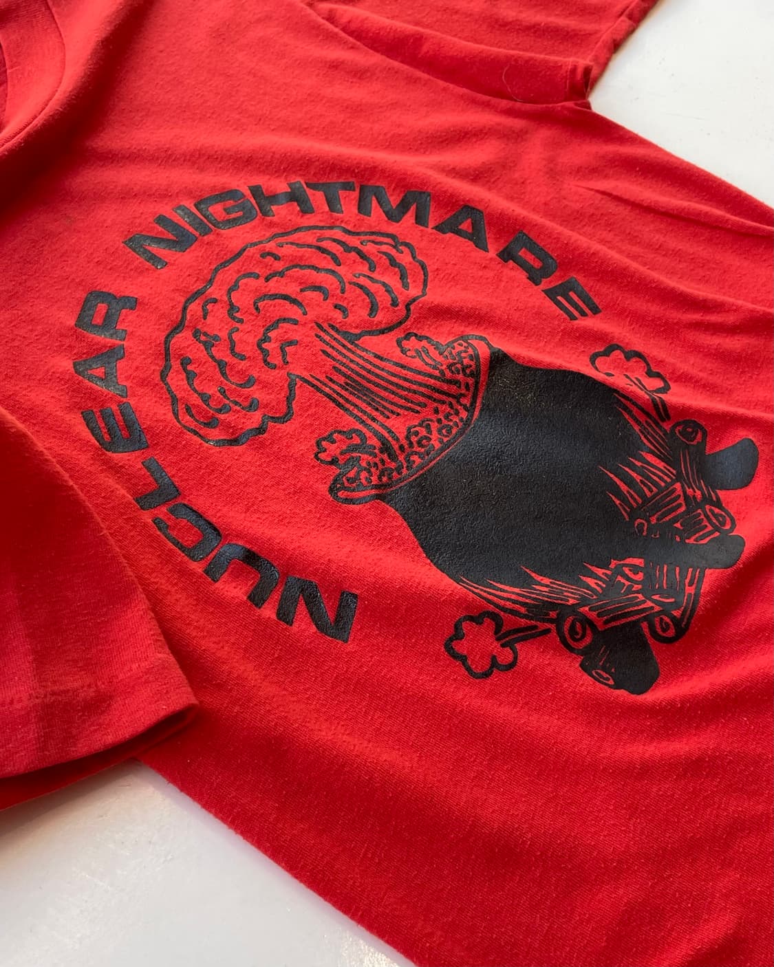 80s USA ‘Nuclear nightmare’☢️ T-shirt  상품이미지3