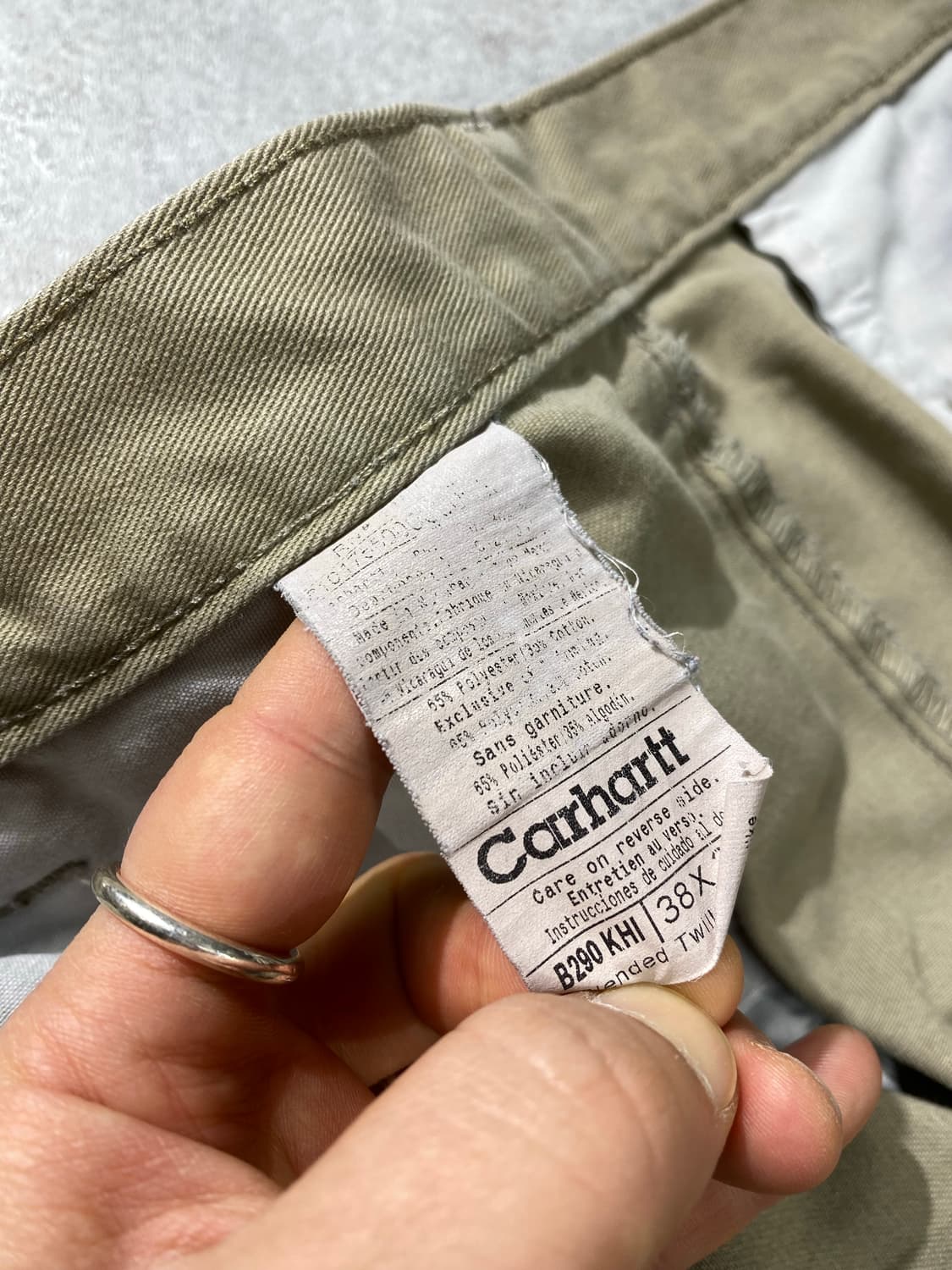 [38] Carhartt 칼하트 트윌코튼 와이드 팬츠 상품이미지9