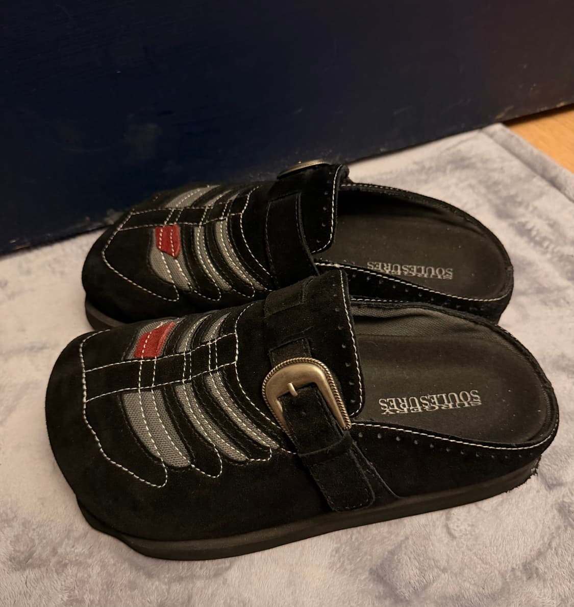 써저리 쏘유레슈어 뮬 블랙 280 사이즈 상품이미지2