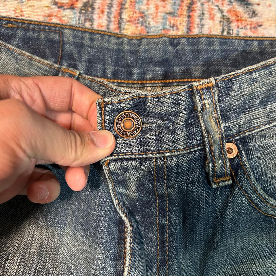 [27X33] 00s 리바이스 577 부츠컷 데님 팬츠(한국생산)  상품이미지3