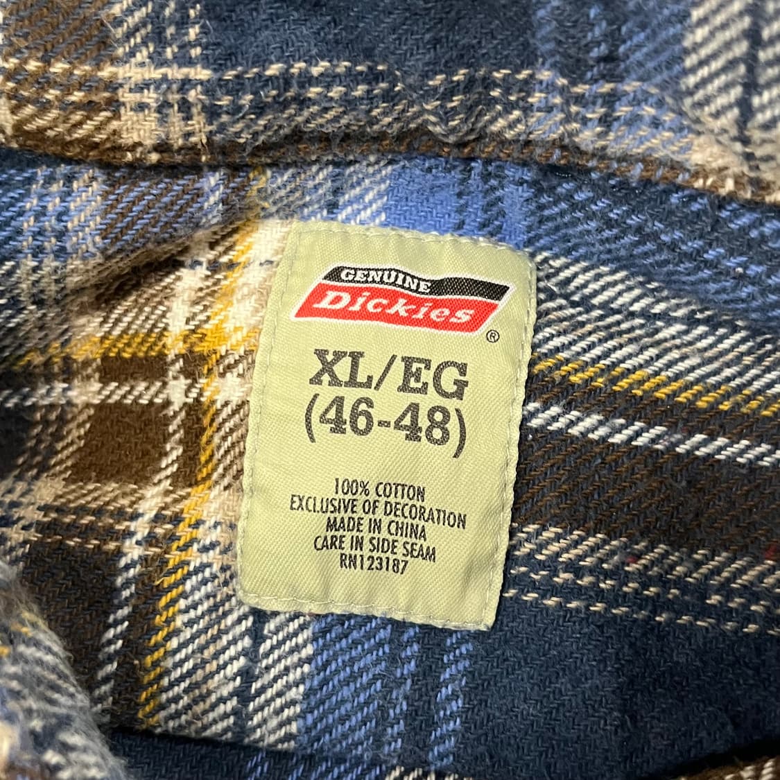 디키즈 플란넬 체크 셔츠 (105) 상품이미지4