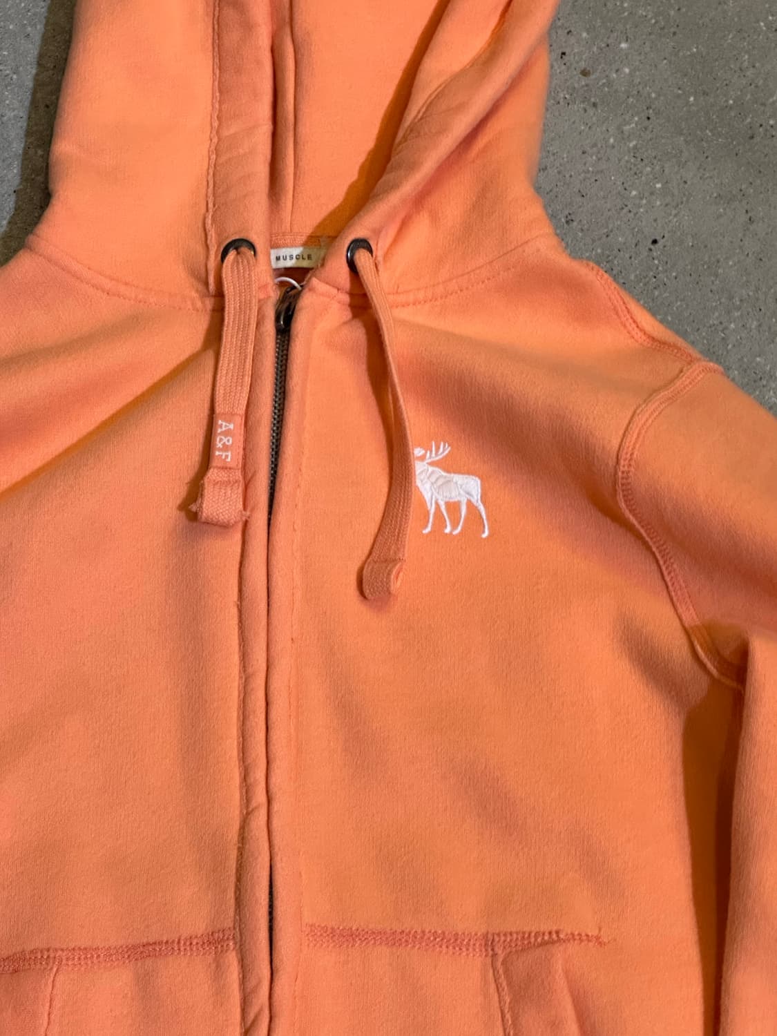 아베크롬비 살몬오렌지 후드집업 상품이미지4