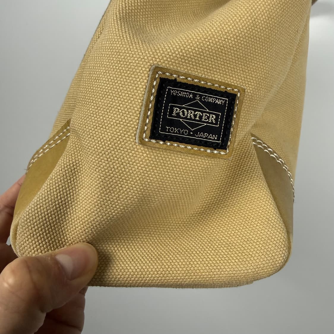 요시다포터 다이크 캔버스 토트백 카키 상품이미지5