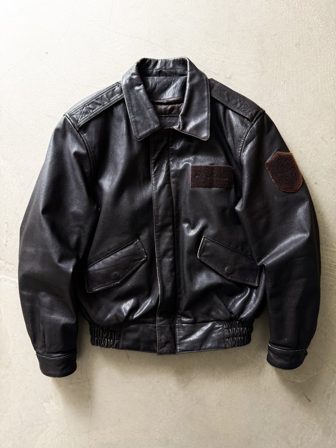 Vintage Leather A-2 Flight Bomber Jacket 상품이미지1
