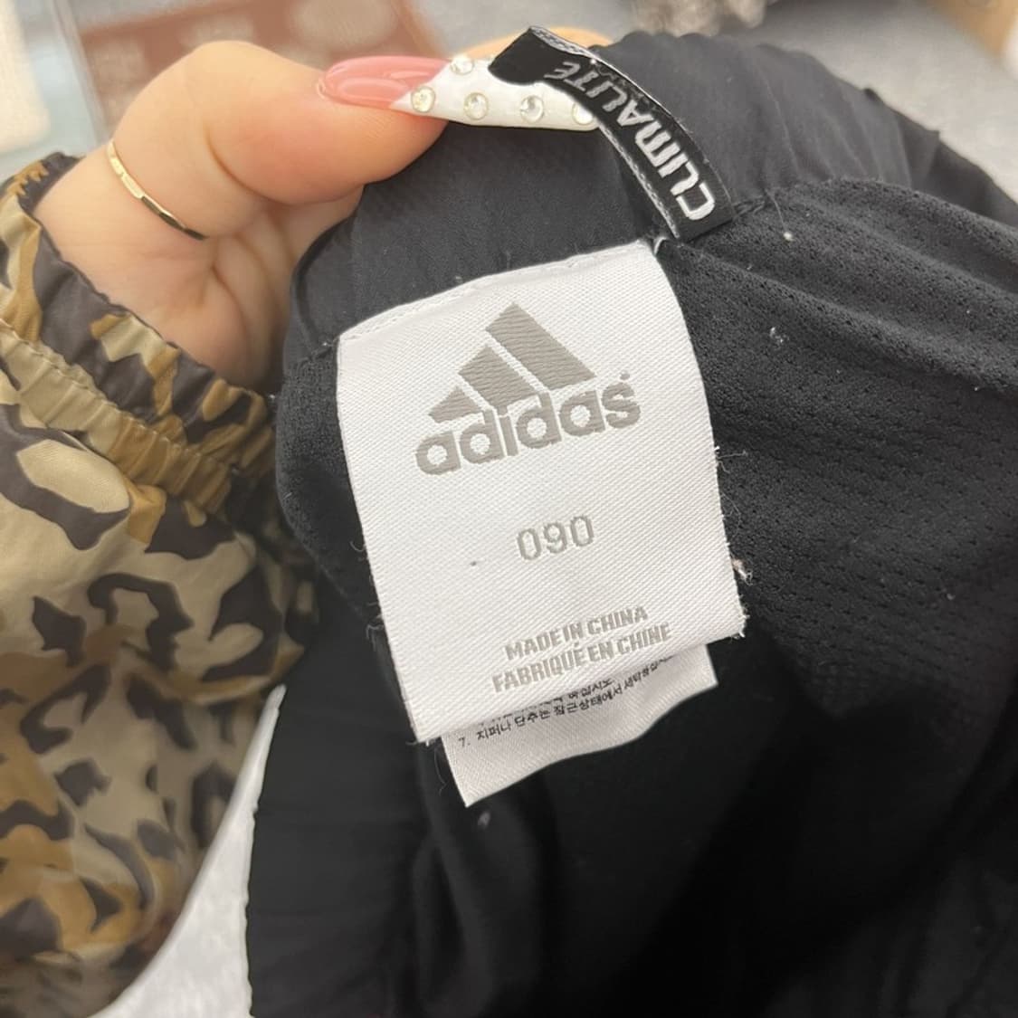 아디다스 Y2K 00's 블랙핑크 바람막이 트랙팬츠 90 C10362 상품이미지5