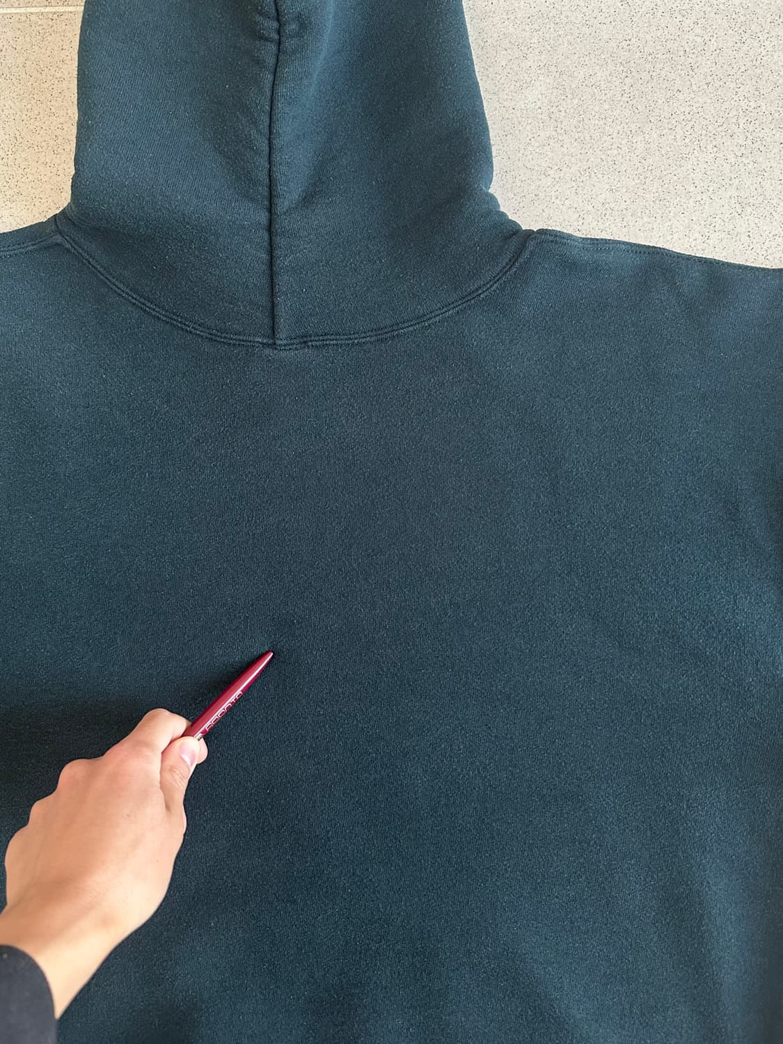 90s 빈티지 러셀 후드 블랙 L USA 상품이미지8