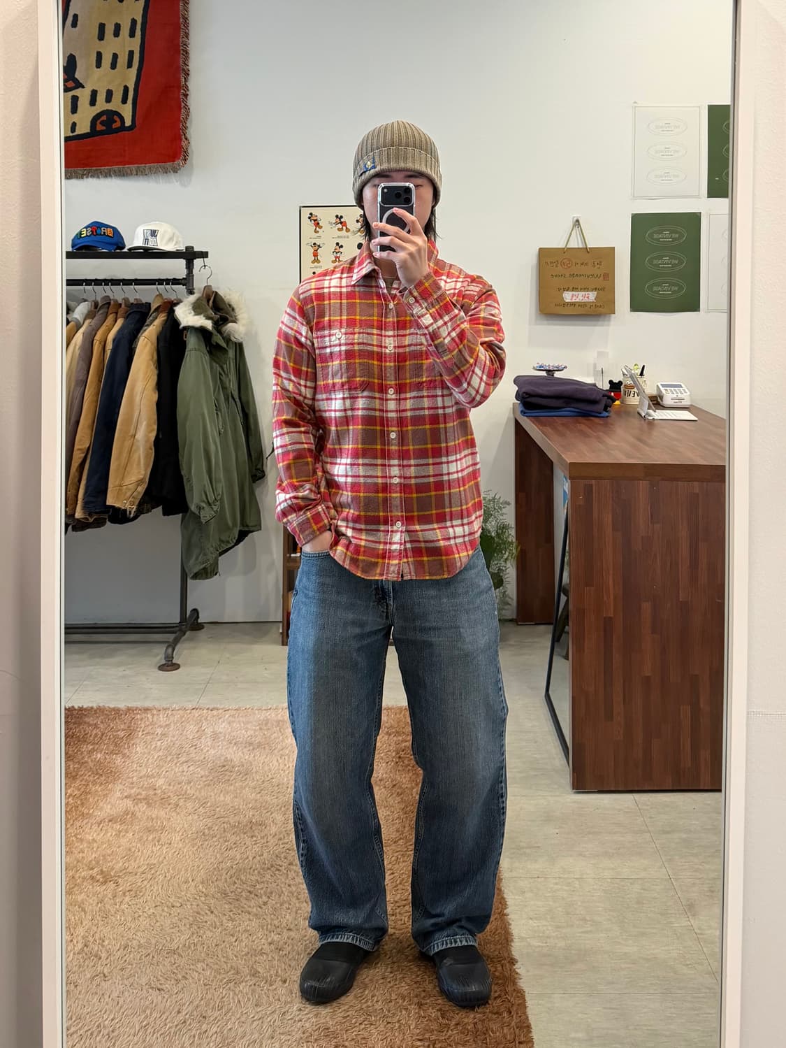 Oshkosh 오시코시 플란넬 체크 셔츠 상품이미지2