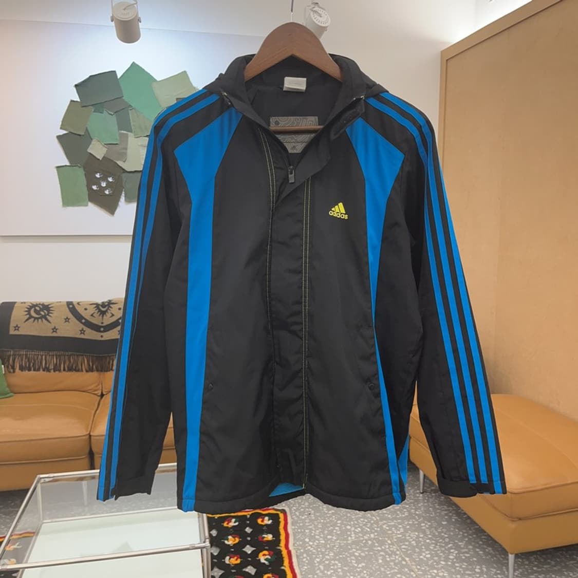 아디다스 올드스쿨 빈티지 윈드브레이커 블루 바람막이 79 C06690 상품이미지3