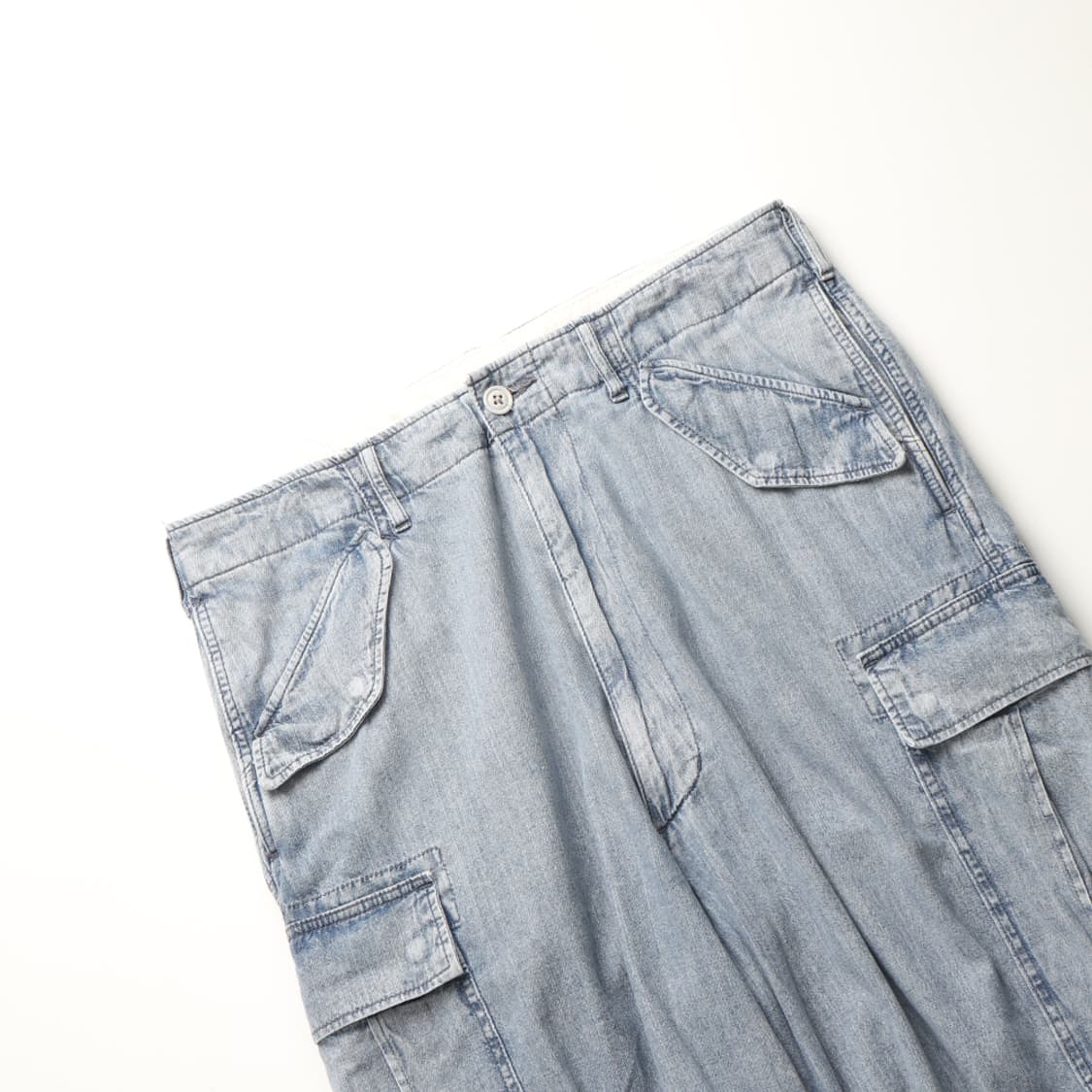 빔즈 BEAMS Big 6 Pocket Denim Cargo Pants 상품이미지7