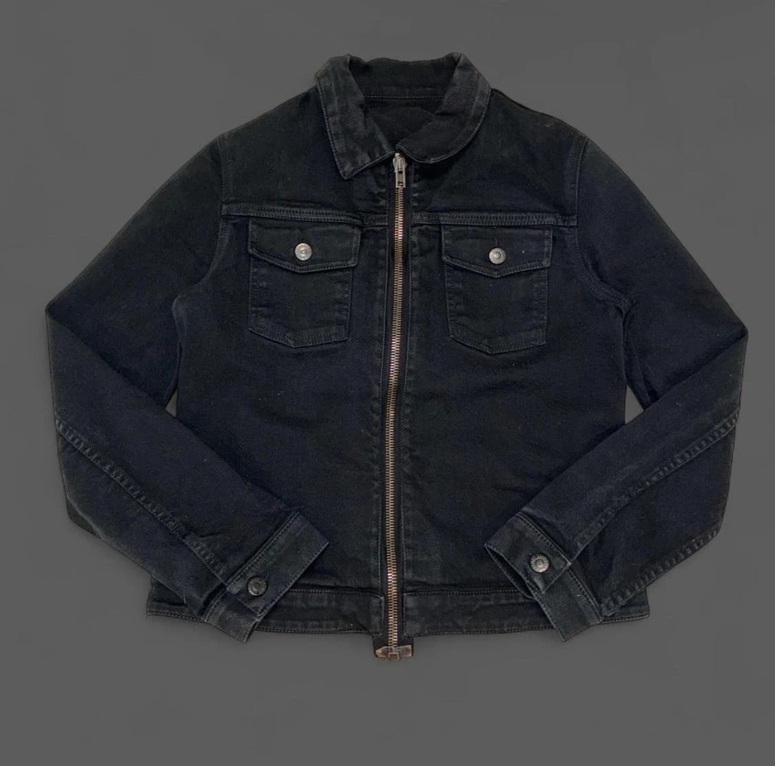 헬무트 랭 빈티지 아카이브 데님 지퍼 트러커 자켓 상품이미지1